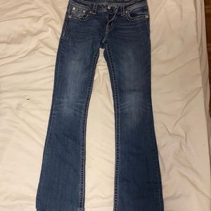 Miss Me Signature Boot Cut dark blue jeans size 28
